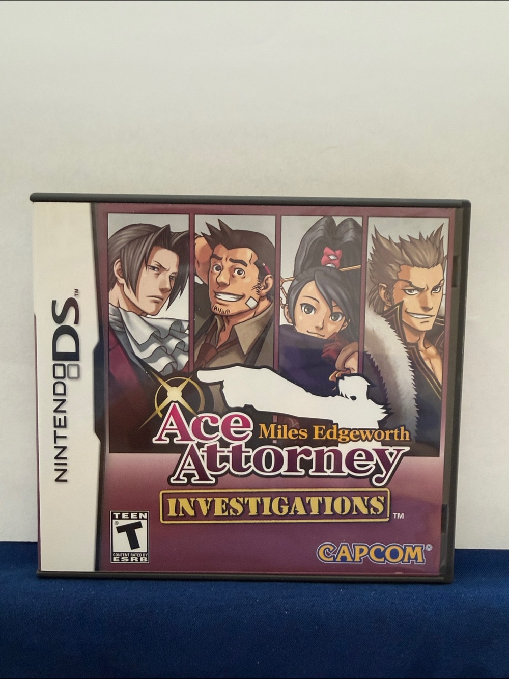 Ace Attorney Investigations: Miles Edgeworth (Nintendo DS, 2009) Authentic CIB